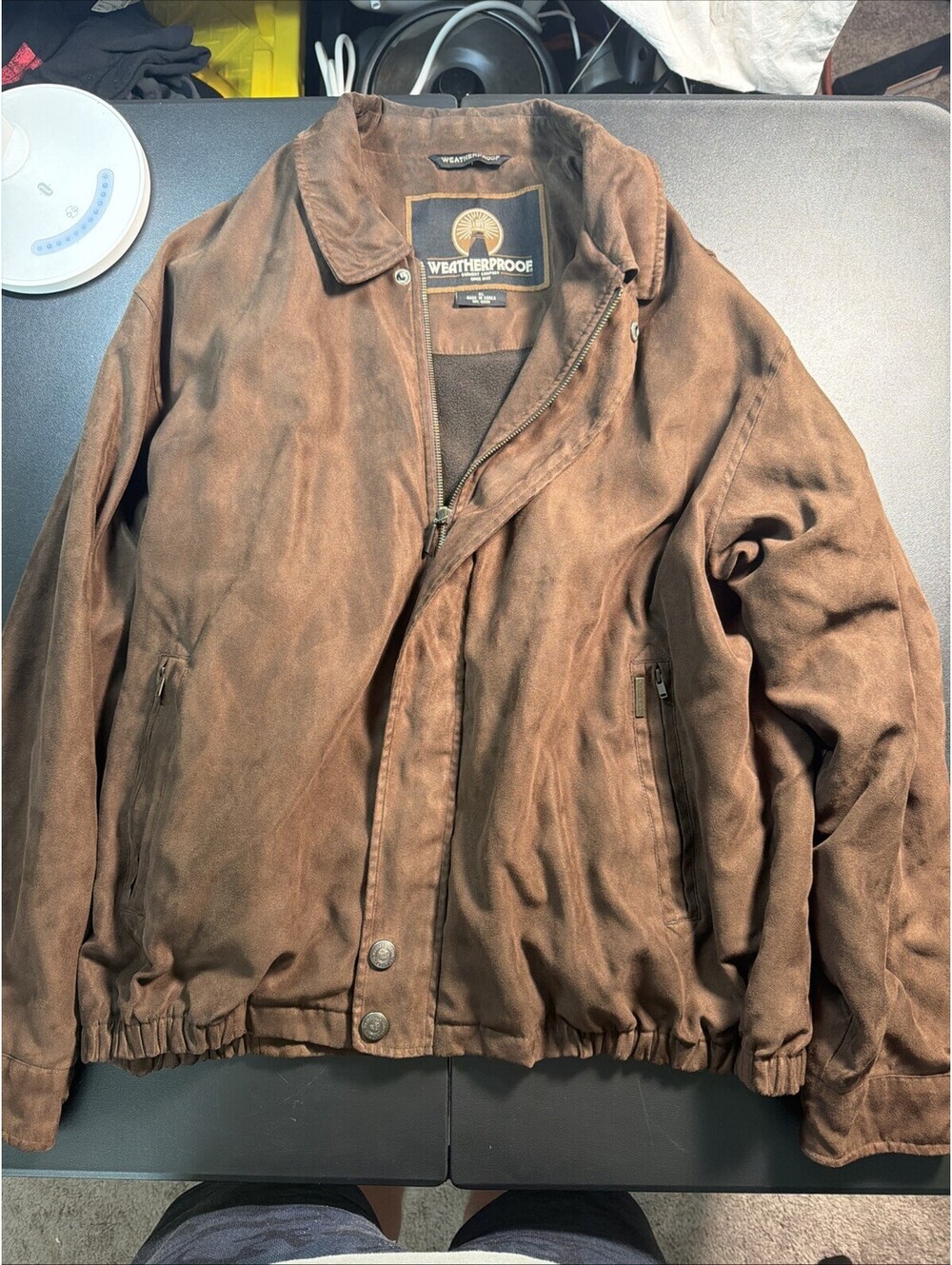 Vintage Weatherproof Garment Co. WPL 11590 Jacket Men’s XL Brown Made in Korea